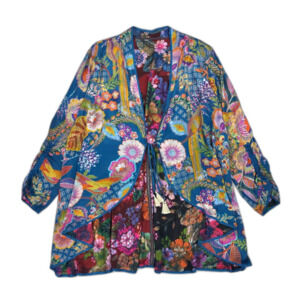 NEW Johnny Was Lapham Ryder Coat Reversible Kimono Artsy Beachy Boho Resort 1X